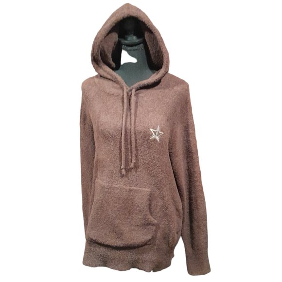 Jeffree Star Tops - Jeffree Star Teddy Brown Womans Pullover Hood Large